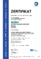 DIN EN ISO Hauptzertifikat 9001:2015 Selb/Sedanstr. (2024-2027)