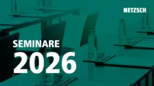 Seminare 2026: Fokus auf das Lernen und die Optimierung von Mahlen & Dispergieren mit NETZSCH-Experten.