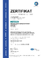 DIN EN ISO Hauptzertifikat 14001:2015 (2026-2029)