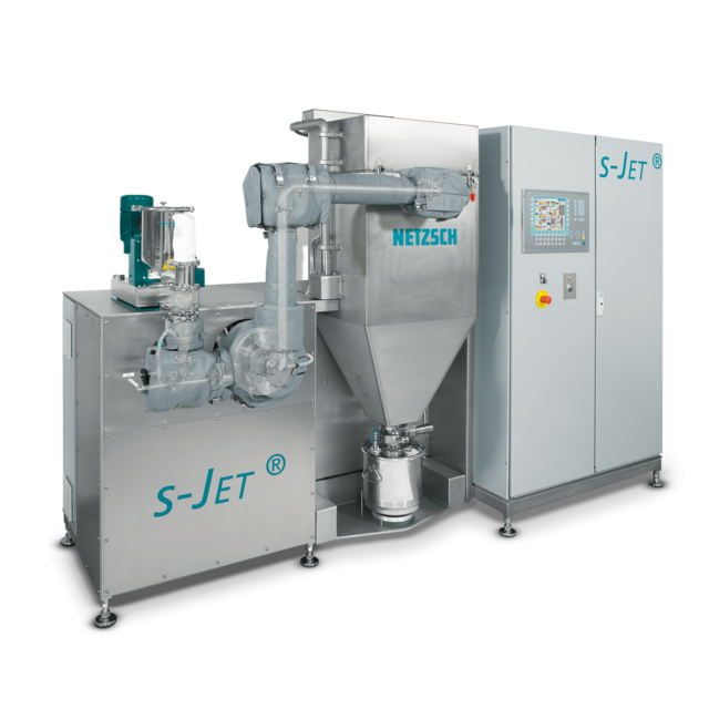 sJet 25 LaboratoryScaleSteam Jet Mill NETZSCH Grinding & Dispersing