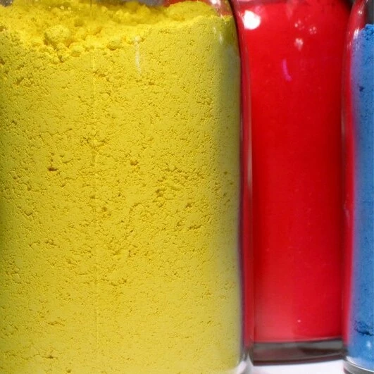 Yellow/red/blue pigments