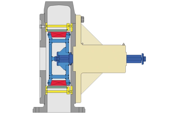NETZSCH Fine Impact Mill Condux Blast Rotor